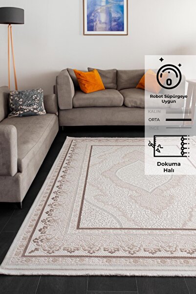 Konfor Halı Konfor Elex 5208 Salon Mutfak Oturma Odası Halısı Modern Dokuma Halı