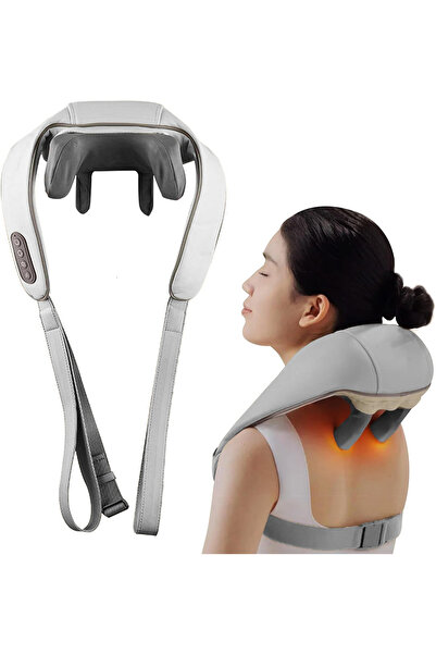 Coverzone Boyun Masaj Aleti Bacak ve Omuz Masajı Şarjlı Masaj Boyun Dinlendirici ve Rahatlatıcı Masaj FZ666