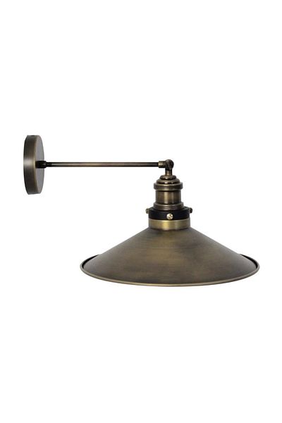 Bamyum Max Chrome Antique Articulated Decorative Wall Sconce Lamp Rustic Vintage Indoor Living Room Kitchen