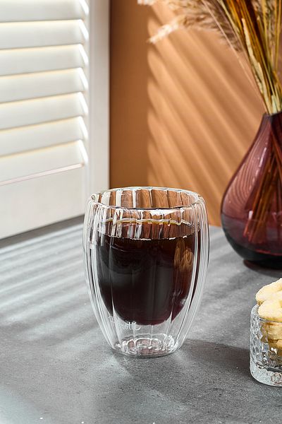 Perotti Stripe 350ml - Double Leather Cup