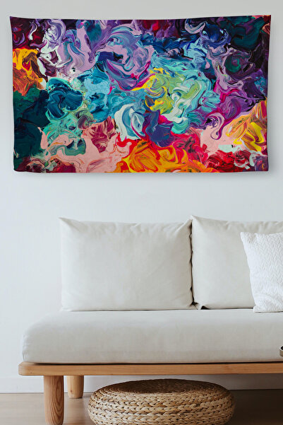 Limitless Wall Cloth Abstract Colorful Quality Canvas Wall Tapestry-4001