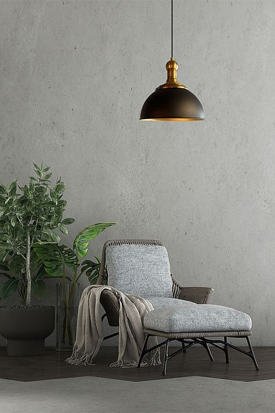 Bamyum Yimpi Black Long Antique - Headboard Chandelier, Pendant Lamp, Living Room Kitchen Patisserie Cafe