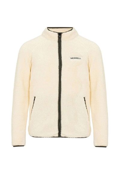 Merrell سويت شيرت نسائي من الصوف المسطح ذو ياقة عالية من Ecru M23jody Jody