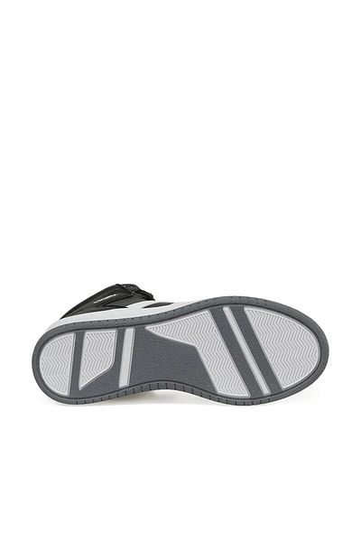 Kinetix 3W Kort Pu Hi 3Pr Men's Sneakers - Black White Gray 40/45