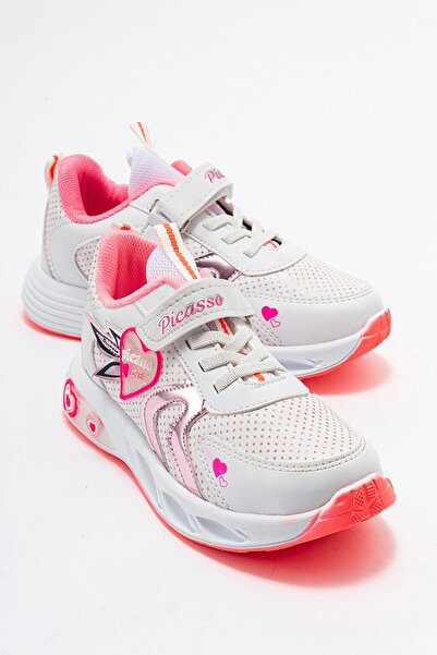 Ccway Fuje alb - pantofi sport pentru copii Hearted