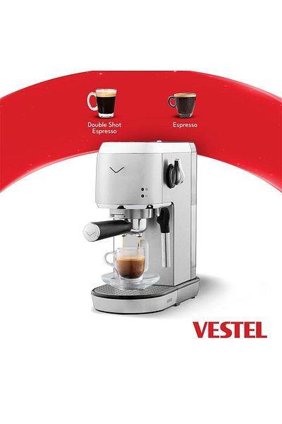 Vestel Barista Semi-Automatic Espresso Machine