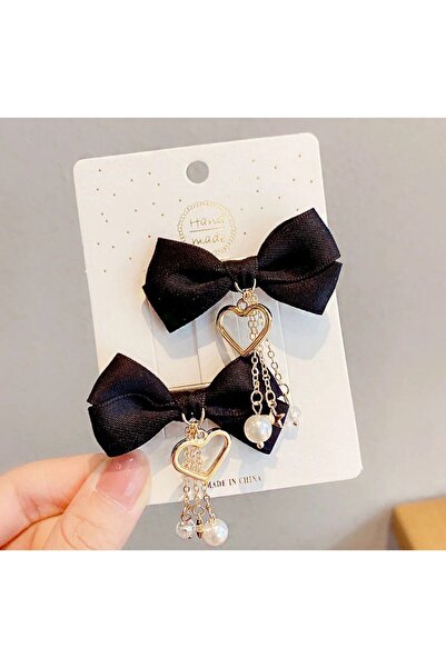 Shiklik MODA ارتقِ إلى مستوى أنيق وأنيق مع مجموعة مشبك القلب على شكل فيونكة