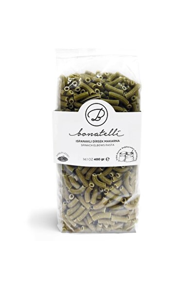 Bonatelli Ispanaklı Dirsek Makarna 400Gr