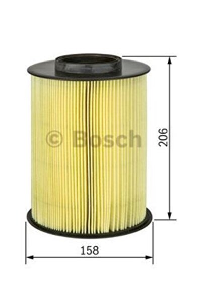 Bosch HAVA FILTRESI (YUVARLAK) ( FORD FOCUS CMAX 1.6TDCI 04- ) / VOLVO (S40-V...
