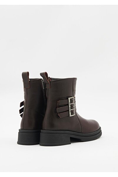 Harley Davidson Karen Kahvrengi Deri Bot