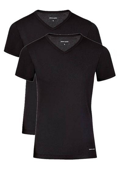 Pierre Cardin Ανδρικό εσώρουχο με λαιμόκοψη V 2 τεμαχίων βαμβακερό σετ