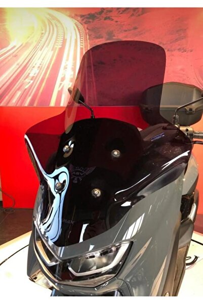 ABV Yamaha N-max Uyumlu El Korumalı Füme Tur Camı 73.5x58 Cm (21-25) Vida Takımı