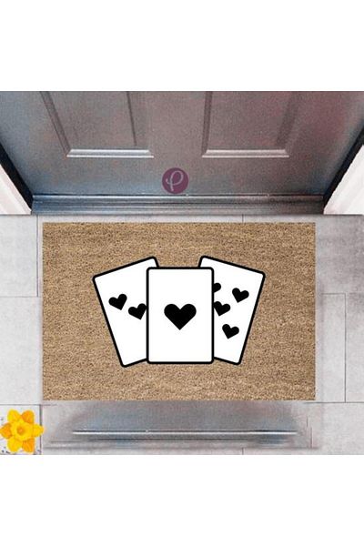 Lasirius Door Front Mat Decorative Digital Printing Playing Cards