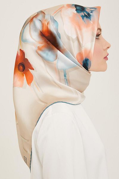 Armine 2024 Summer Silk Twill Scarf - 9105-05
