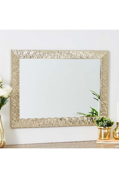 Home Box Waterford Textured Wall Mirror - 76x56 cm
