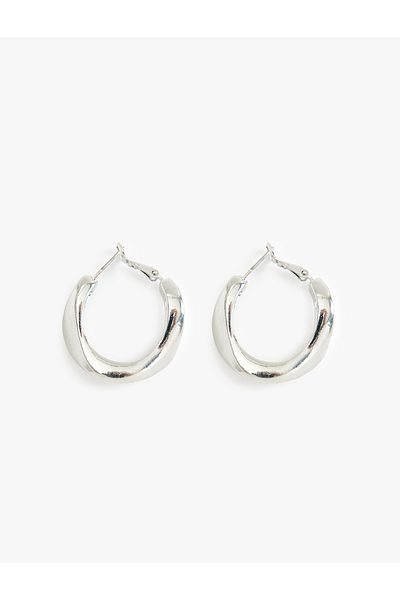 Koton Abstract Hoop Earrings
