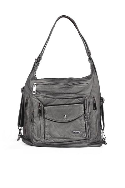 ÇÇS 16494 Washing Leather Women's Shoulder And Backpack