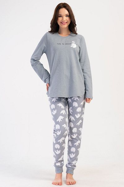 ELİS Battal Size Long Sleeve Pajama Set