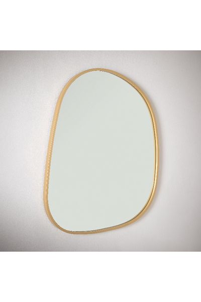Home Box Fresco Metal Frame Wall Mirror - 57x70 cm