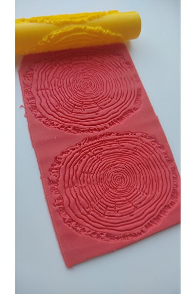 Roll3d Polimer Kil Desen Verici Merdane, Kütük, Seramik Desen Oklavası, Polim...