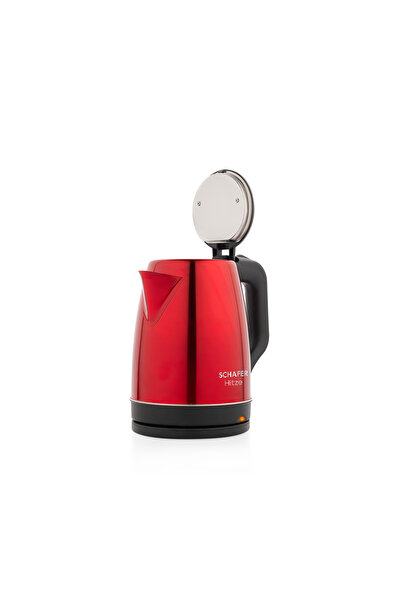 Schafer Hitze Paslanmaz Çelik Su Isıtıcı (KETTLE)-kırmızı