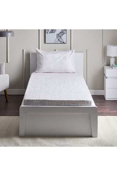 Home Box Matrix Raine Single Flat Sheet Set - 140x240 cm