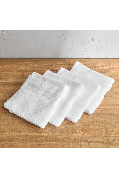 Home Box Air Rich 4-Piece Face Towel Set - 30x30 cm