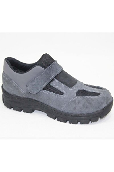 Kids Club Shoes Pantofi de lucru ușori din piele de căprioară gri pentru bărb...