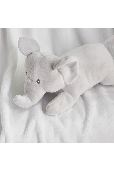 Home Box Playland Elephant Blanket with Toy Set - 75x100 cm