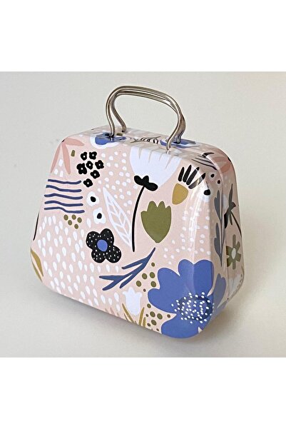 yumakça Metal Kutu, Valiz Figürlü, Hediyelik, Takı, Dikiş ve Hobi Kutusu H Mo...