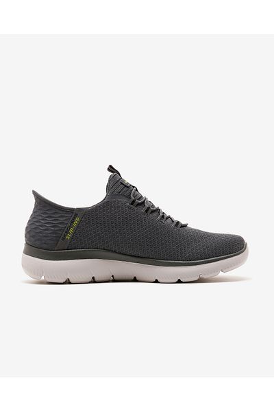 SKECHERS Šedé pánské tenisky Summits Slip-ins - 232457 Char
