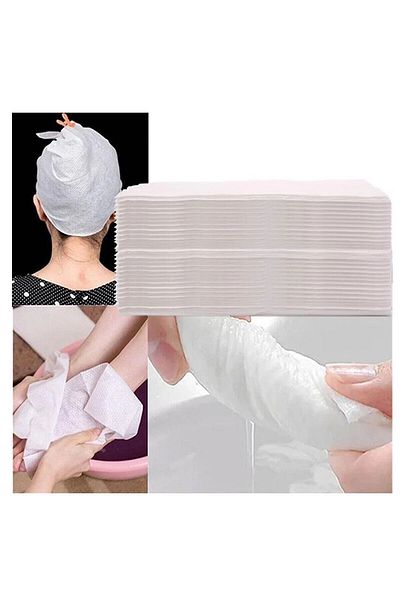 MBB ETİCARET 25 Pieces Disposable Towels Patient Care Baby Care Manicure Pedicure Towels with Gift