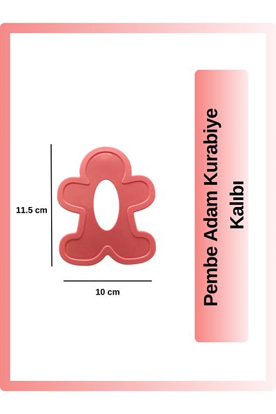 Tupperware Pink Man Cookie Mold