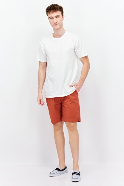 Sorbino Men Solid Basic Shorts, Rust