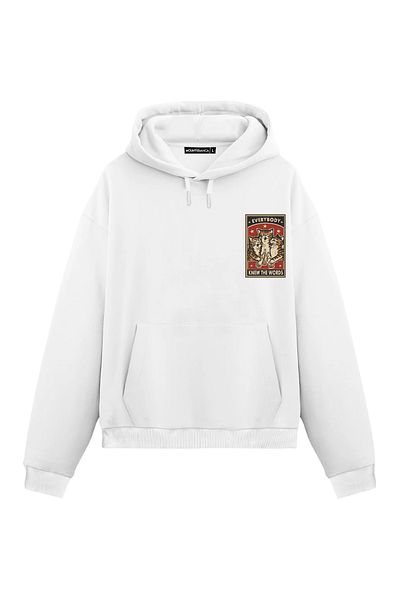 Mounte Bianca Unisex Όλοι Ξέρει Τη Λέξη - Κανονική κουκούλα