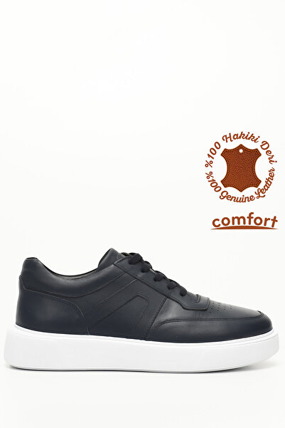 GÖNDERİ(R) Ανδρικό άνετο αθλητικό παπούτσι με κορδόνια Navy Blue Antique από ...