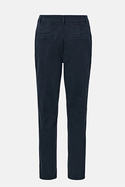Tchibo Women Regular Fit Plain Chino Pants, Navy