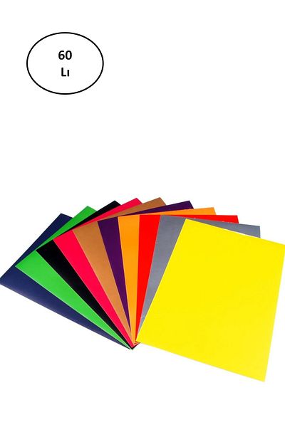 Rasanet Roll Background Cardboard 10 Colors 60 pcs