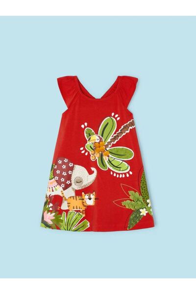MAYORAL Girl's Graphic Dress 3944