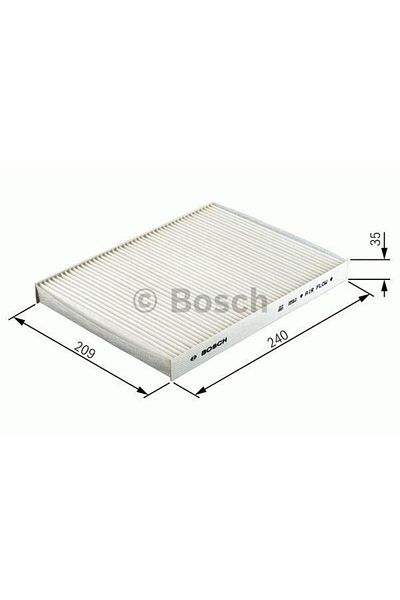 Bosch Cabin Filter with Carbon for Ford Focus Cmax 03-14 Monteo 07-12 Kuga 08-12
