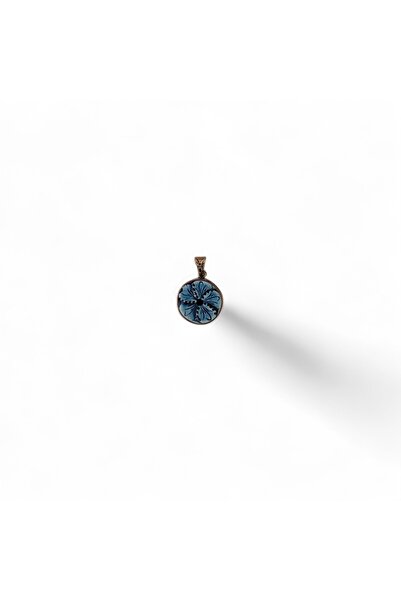 Hedea Whispering Serenat Bronze Tile Stone Steel Chain Necklace