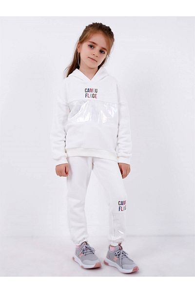 Panolino Hooded Girl's Tracksuit Set