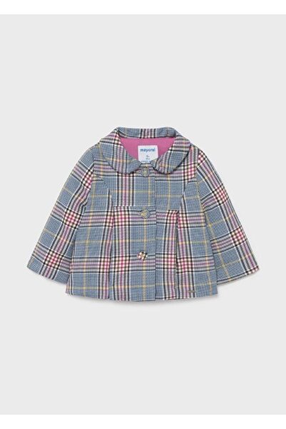 MAYORAL Baby Girl Plaid Jacket 2430