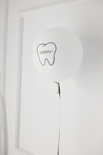 Kukuletaparty Bebek İlk Diş Balonu / Isırırım Baskılı