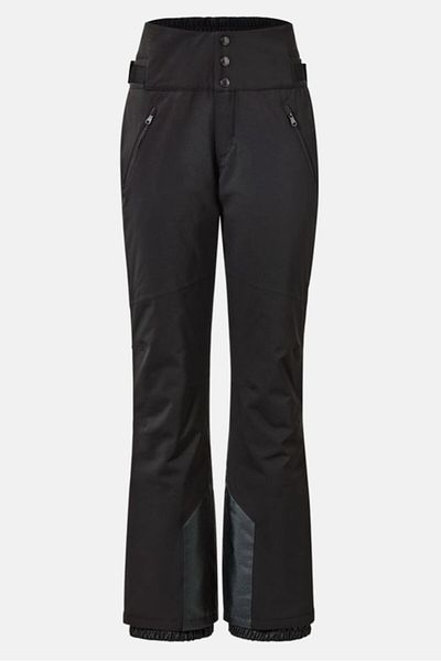 Tchibo Women Sportswear Fit High Waist Ski Pants, Black