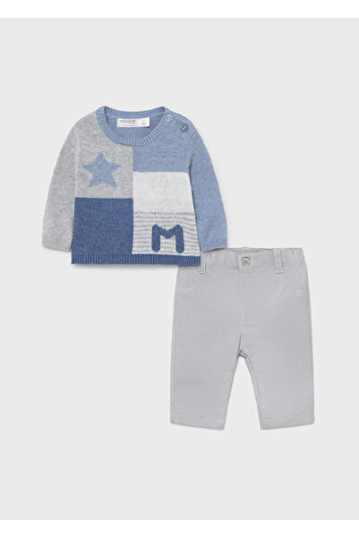 MAYORAL طقم بنطلون بلوفر للأولاد الصغار مكون من قطعتين 2523