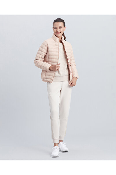 SKECHERS W Turtle Neck Essential Jacket Kadın Bej Mont S212273-230