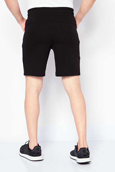 Puma x Scuderia Ferrari Men Sportswear Fit Brand Logo Training Race Sweat Shorts, Black