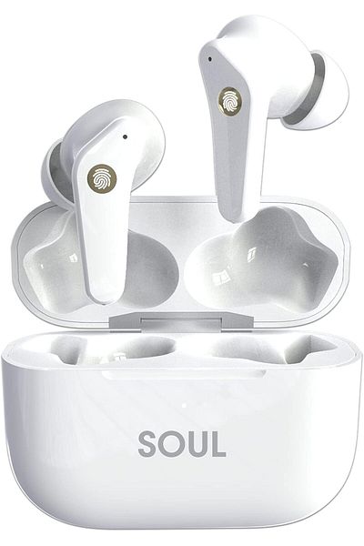 X.Cell Soul 4PRO: إلغاء الضوضاء النشط، ميكروفونات مزدوجة، بلوتوث 5.1، IPX5، Google وSiri - أبيض