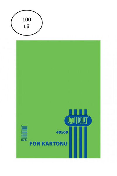 Rasanet Umut Fon Karton 48*68 130 Gr Dark Green 100 pcs